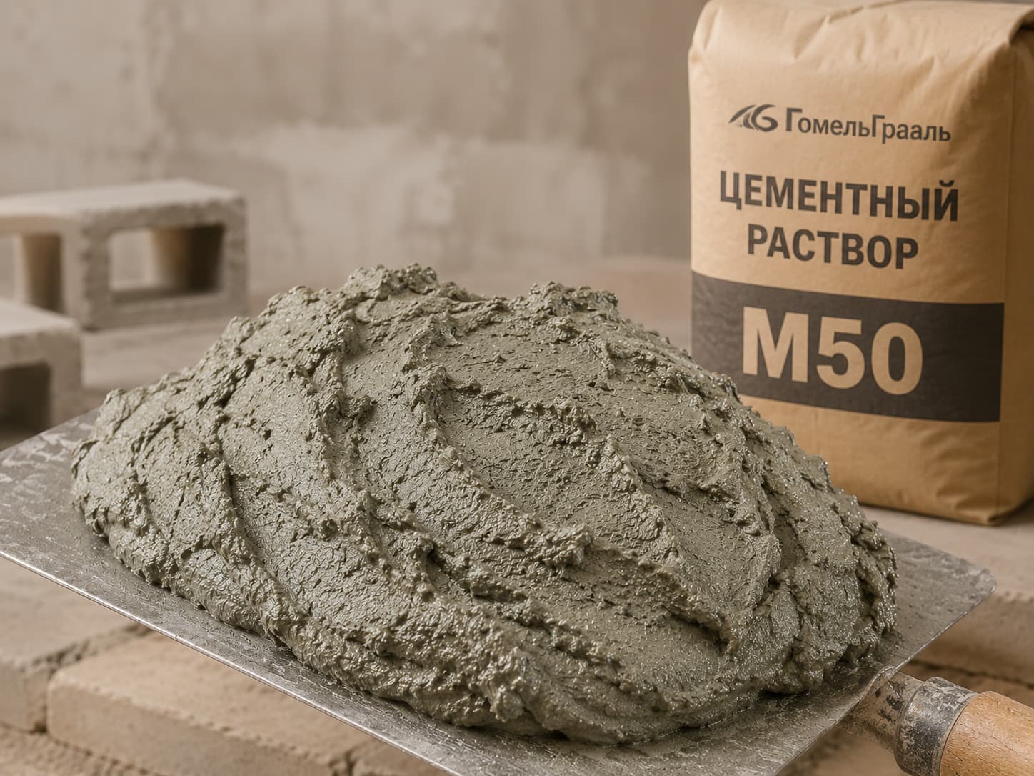 Цементный раствор М50