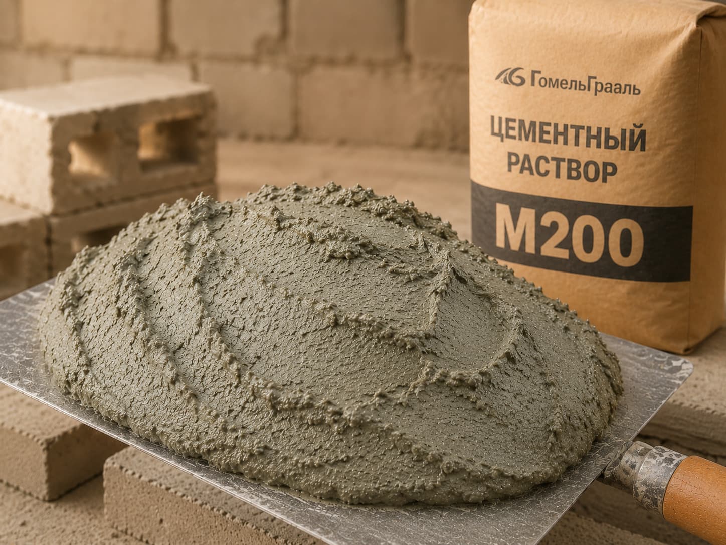 Цементный раствор М200